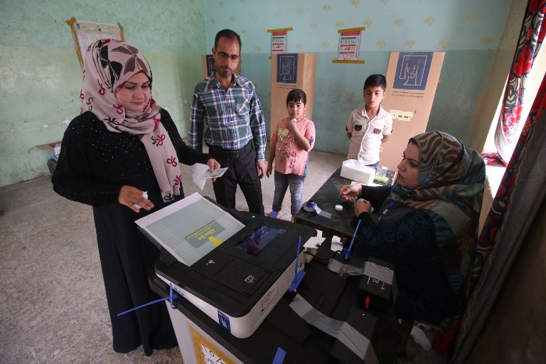 People in the Kurdistan Region and Iraq vote in the parliamentary elections across the country. (Photo: AFP)